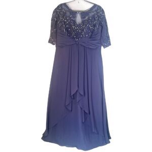 LanTing Bride TS Couture Formal Dress Embroidery Evening Mother of Bride 16-18*